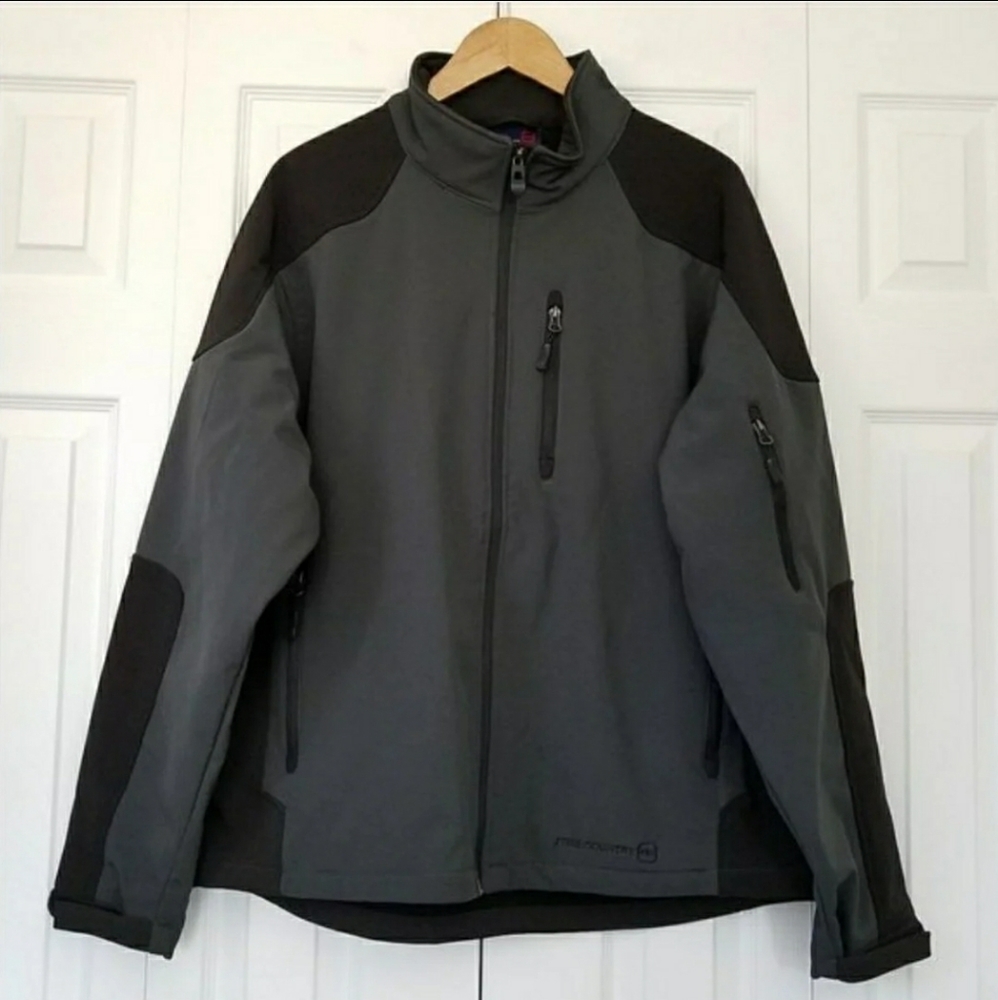 Free Country Mens Softshell Fleece Lined Coat